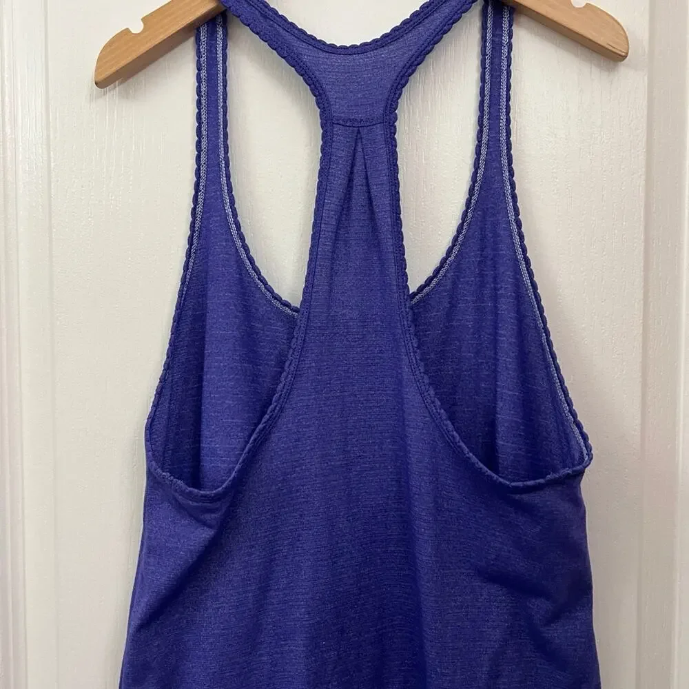 Lululemon 105 F Singlet Heathered Bali Breeze Tank Top size 4